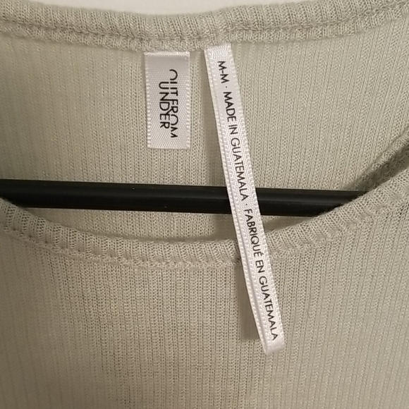 Urban Outfitters light green razor back tank top - Picture 2 of 3